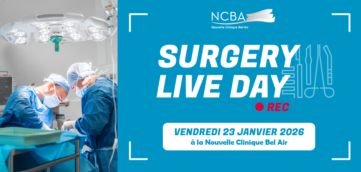 Surgery Live Day. Vendredi 23 janvier 2026 à la nouvelle clinique Bel Air.